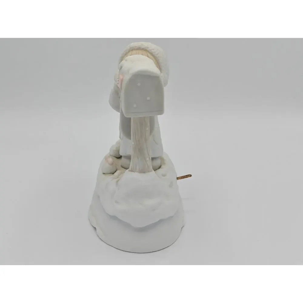 Precious Moments Im Sending You a White Christmas 1987 Enesco Musical 112402